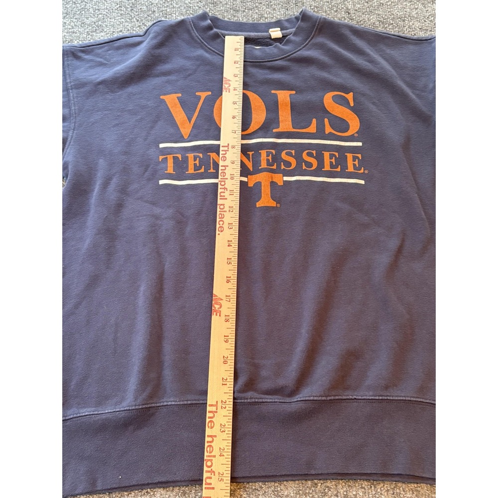 Tennessee Volunteers Sweatshirt Mens XS NCAA Football Crewneck Tailgate Fleece - Picture 7 of 10